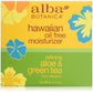 Alba Botanica, Moisturizer Aloe Green Tea Oil Free, 3 Ounce