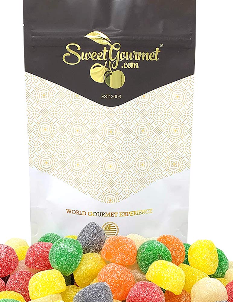 Sweetgourmet Jelly Giant Gum Drops Candy | 1 Pound