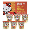 Hello Kitty Instant Ramen Noodle Cup | 6 Pack | Hot And Sour Flavor | Premium Microwaveable Ramen Soup Mix, Asian Snacks