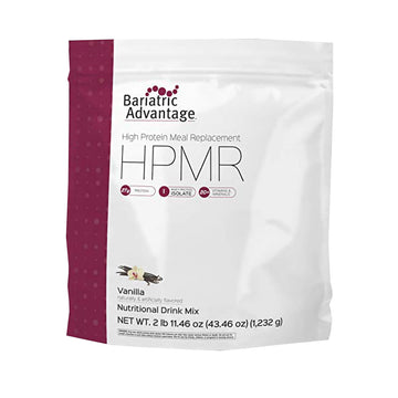 Bariatric Advantage High Protein Meal Replacement Drink Mix, 27g Protein, Lactose Free, Vanilla, 43.46 Ounce (Pack of 1)