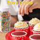 Easter Sweets Sprinkles, 100G Easter Edible Sprinkle Mix Easter Cupcake Toppers Edible Sprinkle Mix Bunny Cake Topper Assorted E