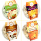 4 Pack Krunchy Melts Original Meringue Cookies | Fall Flavors 4-Pack | Caramel Apple, Halloween Vanilla, Maple, Pumpkin Spice | 