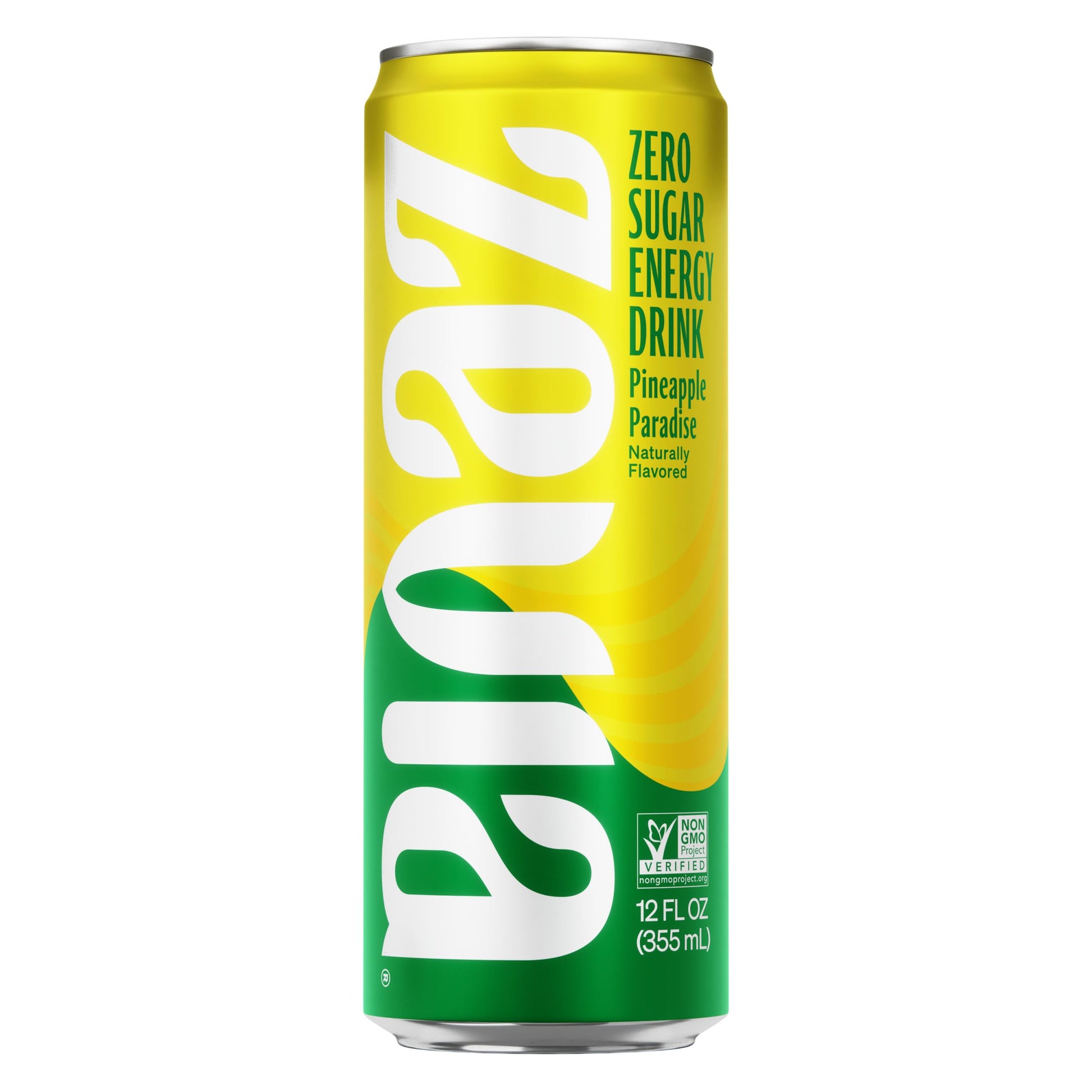 Zevia Zero Calorie Energy Drink, Pineapple Paradise, 12 Fl Oz Can