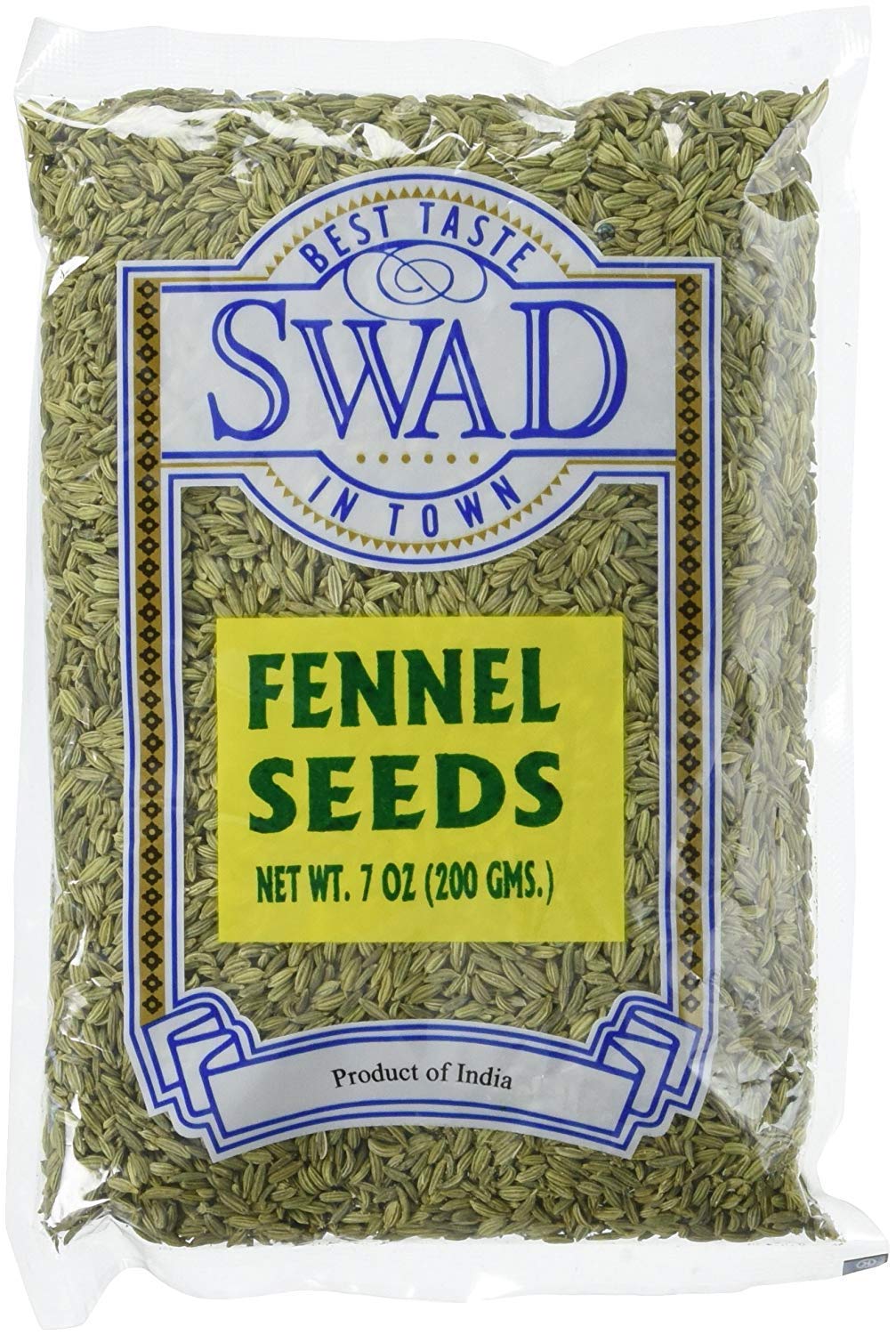 Great Bazaar Swad Fennel Seeds, 7 Ounce (7Oz)