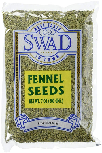 Great Bazaar Swad Fennel Seeds, 7 Ounce (7Oz)