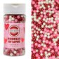 Mystic Sprinkles Valentine's Day Sprinkle Mixes (Bubbles of Love Sugar Pearl Mix 4.3oz)