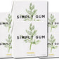 SIMPLY Gum Fennel, Plastic-Free Natural Chewing Gum, 6 Pack (90 Pieces) | Vegan, Kosher, Non GMO, Aspartame Free and Sorbitol Fr