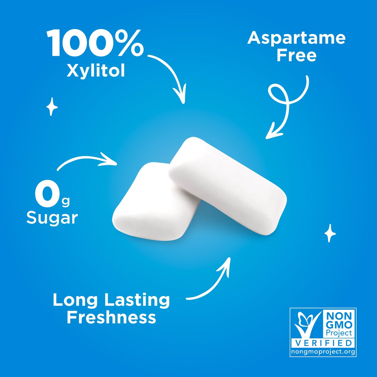 Pur Gum | Aspartame Free Chewing Gum | 100% Xylitol | Natural Peppermint Flavored Gum, 55 Pieces (Pack Of 3)
