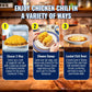 Skyline Chicken Chili Bundle - 4-Pack 15 oz Cans with 8 Packets of Skyline Chili Hot Sauce  Authentic Cincinnati Chili & Spicy Sauce Combo for Coneys  Spaghetti  Nachos & Low Carb Meals