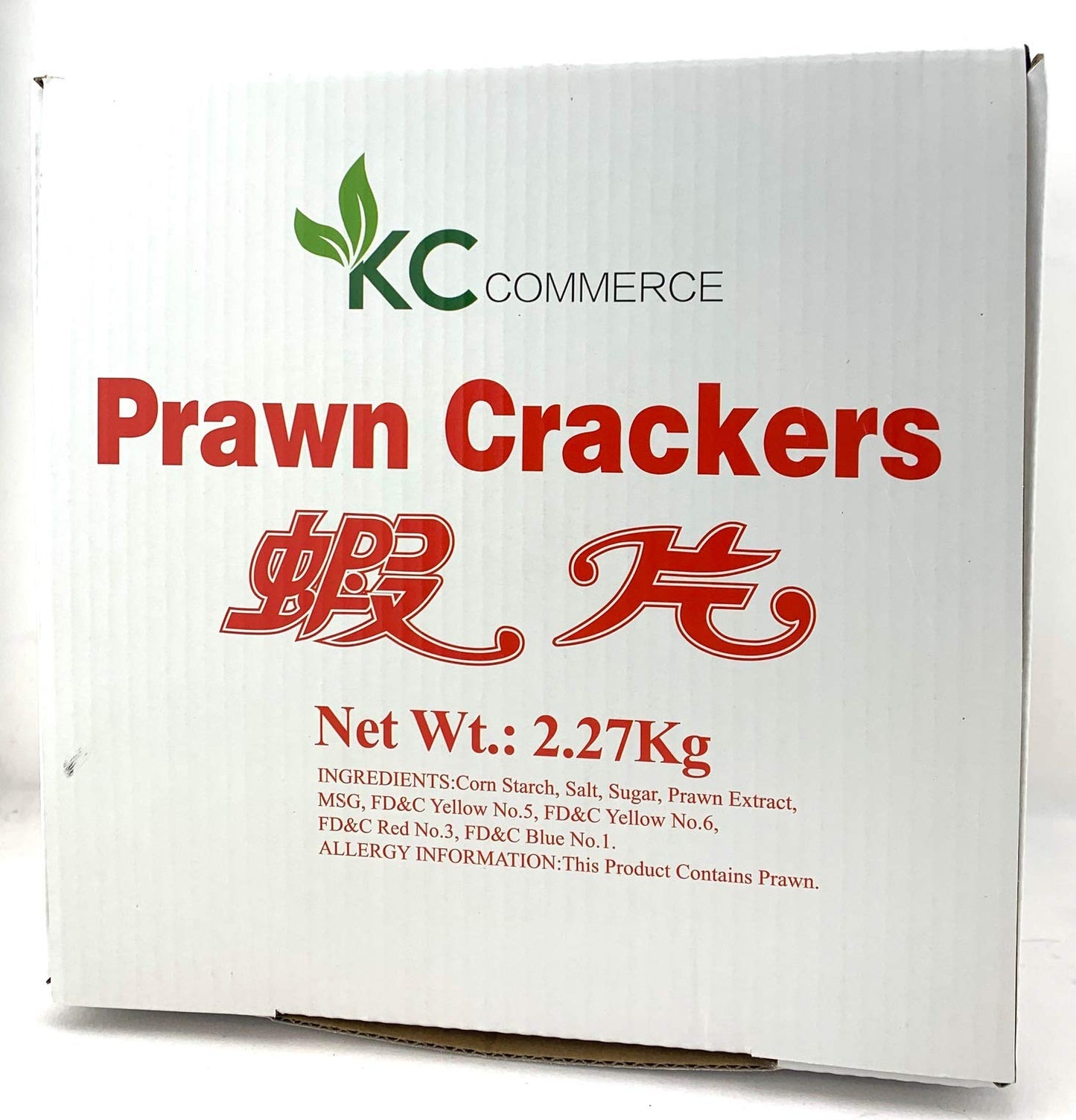 Kc Commerce Uncooked Prawn  Ers, 5 Lb Family Size, Crispy And Delicious Shrimp Chips For Party Appetizers And Snacks, Cook And Serve, Multi Color