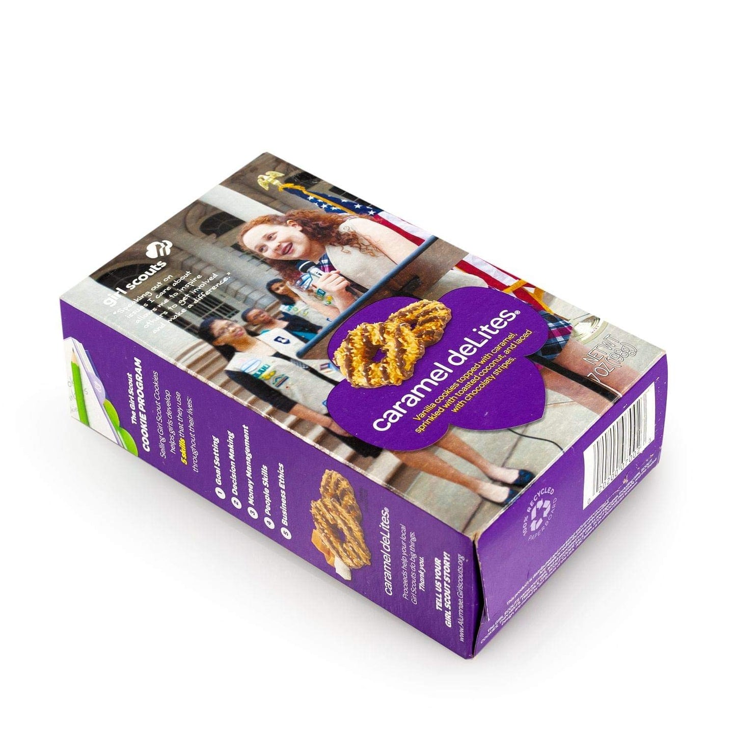 Girl Scout Caramel Delites Cookies 7 Ounce Box