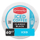 Community Coffee Classic Black  60 Keurig Iced Coffee Pods  Dark Roast  Compatible with all K-Cup malt-inspired  10 Count (Pack of 6)