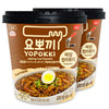 Yopokki Instant Rabokki Cup (Jjajang, Cup Of 2) Korean Street Food With Jjajang Flavored Sauce Ramen Noodle Topokki Rice Cake -