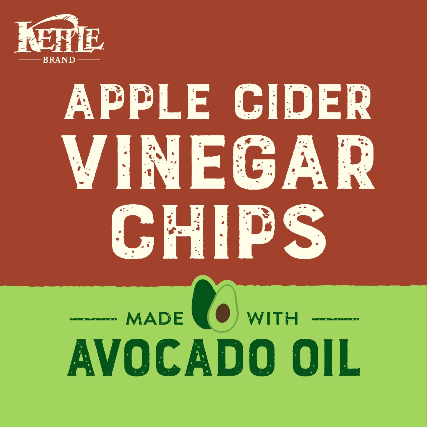 Kettle Brand Made with Avocado Oil Apple Cider Vinegar Chips  6 Oz Bag