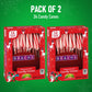 Katies Kandy Korner Brachs Peppermint Candy Canes In Bulk 12 Each, Individually Wrapped Ideal Bulk Candy Canes For Christmas Cel
