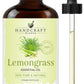 Handcraft Blends Lemongrass Essential Oil - 100% Pure Therapeutic Grade - 4 fl. Oz with Glass Dropper