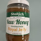 Stakich Royal Jelly Enriched Raw Honey - Pure, Unprocessed - 40 Ounce
