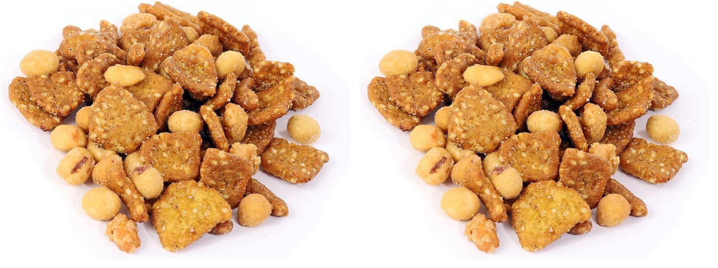 Oregon Farm Fresh Snacks Honey Roasted Mixed Nuts Snack Mix - Locally Made Honey Roasted Peanuts, Toffee Peanuts & Sesame Sticks