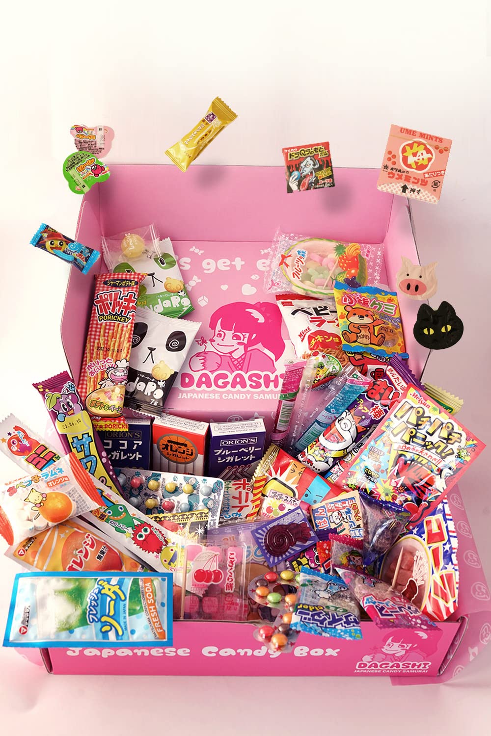 Japanese Candy Snack Assortment 55pcs BOX