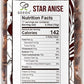 Soeos Star Anise, Star Anise Whole, Ainsie Seeds for bakeing and tea 6oz (170g)