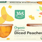 365 by Whole Foods Market, Organic Diced Peaches, 16 Ounce