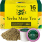 Gya Tea Co Yerba Mate Herbal Tea Pods - Medium Caffeinated, 16 Count, 0 Calorie
