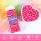 Cobakey Pink Sprinkles For Cake Decorations 3.52 Ounce Edible Pearl Sugar Sprinkles For Cupcake Toppers Wedding Party Valentines