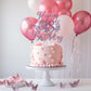 We Can Bearly Wait Purple Glitter 18th Birthday Cake Topper, Butterfly Theme, 6x8.7 inches, Paper