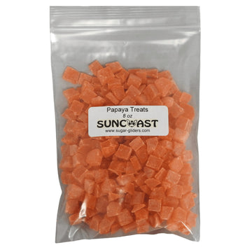 Suncoast Sugar Gliders Diced Papaya Snack - 8 Ounce (Pack of 1)
