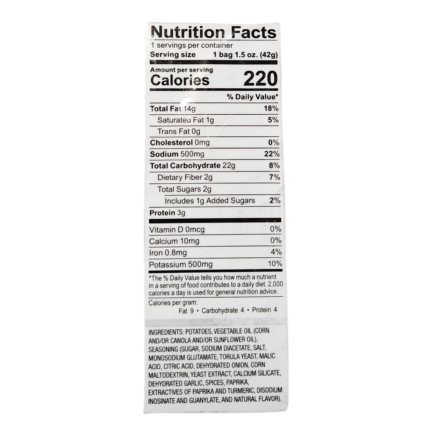 Generic Whole Shabang Potato Chips, Original Flavor, 1.5 oz (12 Pack), Crunchy Snack, Perfect for Parties and Gatherings
