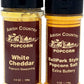 Amish Country Popcorn | Seasoning Variety Pack | BallPark Style Buttersalt - 6 oz and White Cheddar Cheese - 3.8 oz | 2 Pack Pop