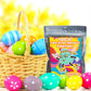 Extra Groovy Easter Gourmet Snack Mix Salty Crunchy Healthy Basket Fillers for Teens 60s Retro Vintage Dyed Egg Roller Skates Pe