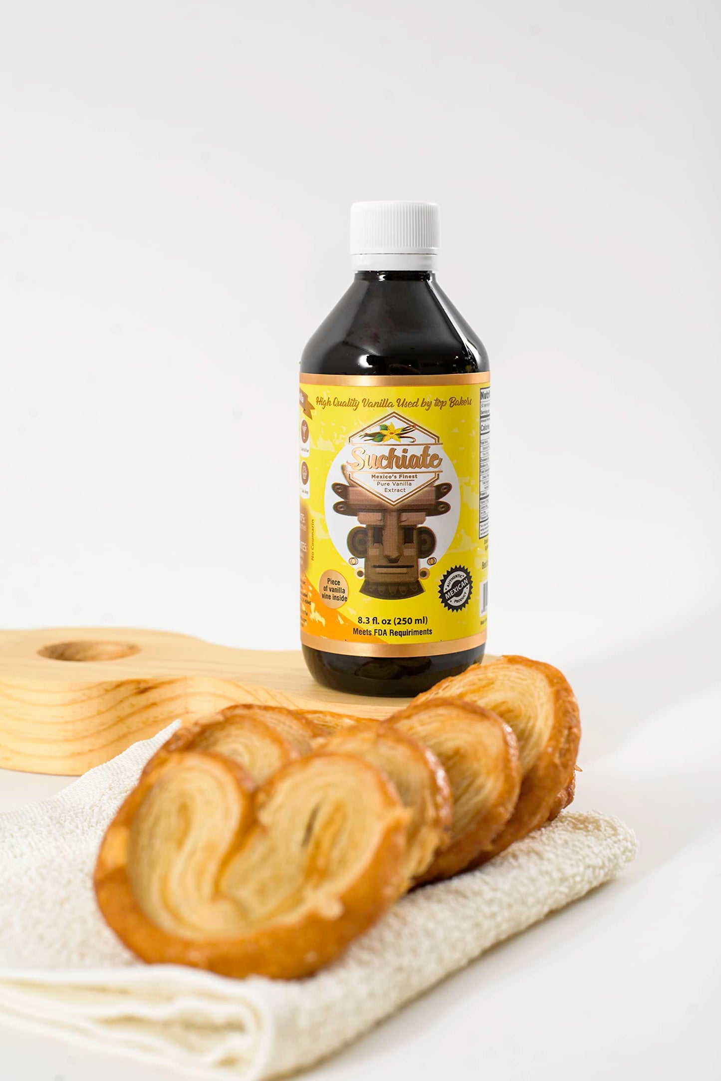 Suchiate Pure Vanilla | Mexican Vanilla For Baking And Desserts | Made With Real Vanilla Bean | Vainilla Mexicana Buena 8.3Oz (2