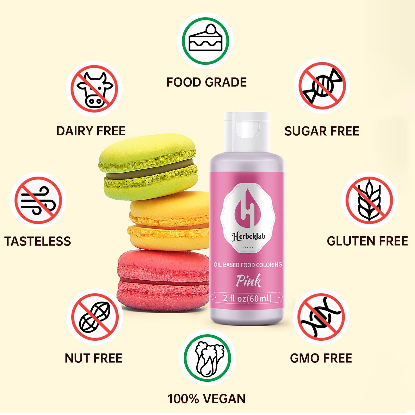 Pink Oil Based Food Coloring For Chocolate 2 Fl Oz Professional Concentrated Pink Oil Food Dye For Melting Chocolate Candy Melts