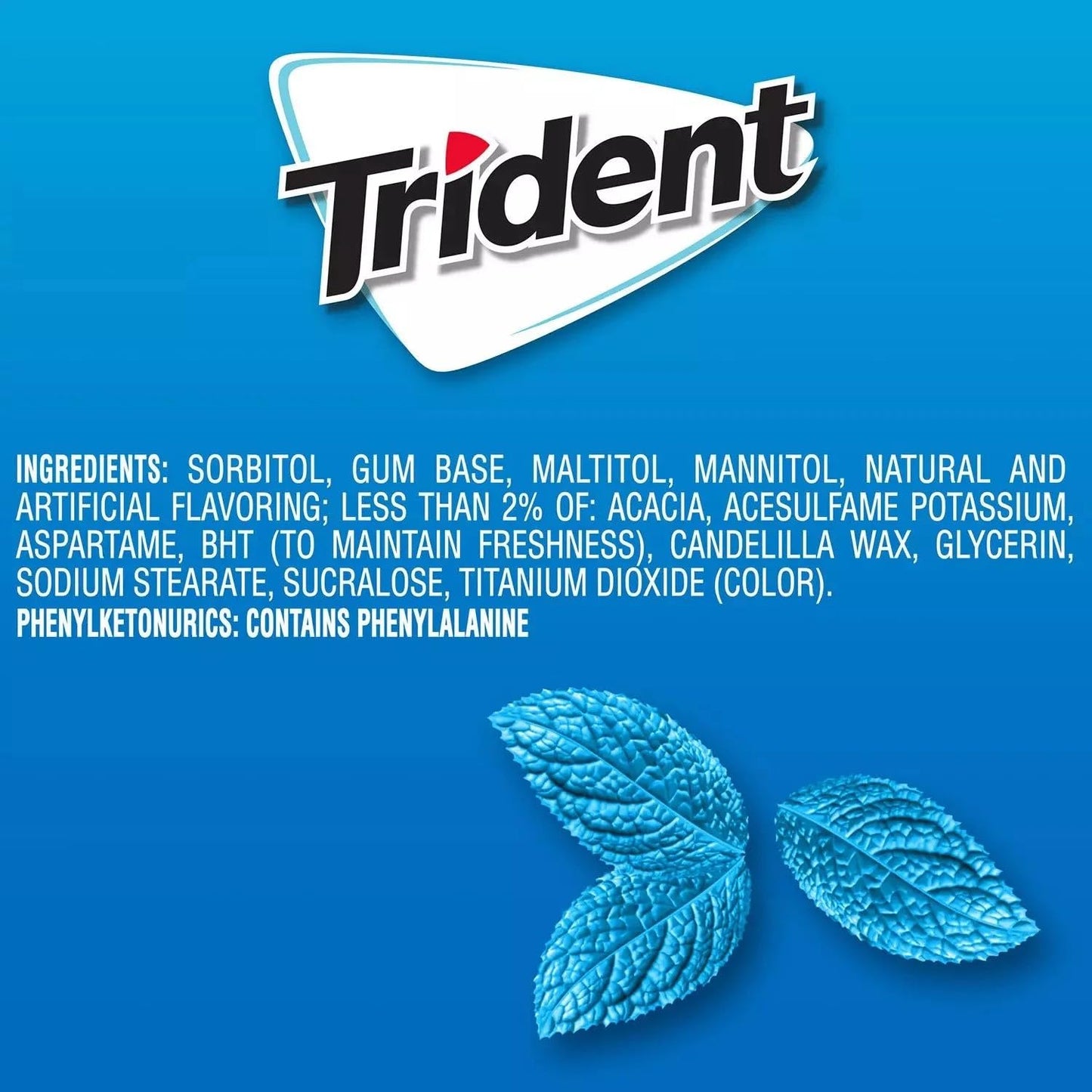 Trident White Peppermint Sugar Free Gum (16 Pc., 12 Packs.)