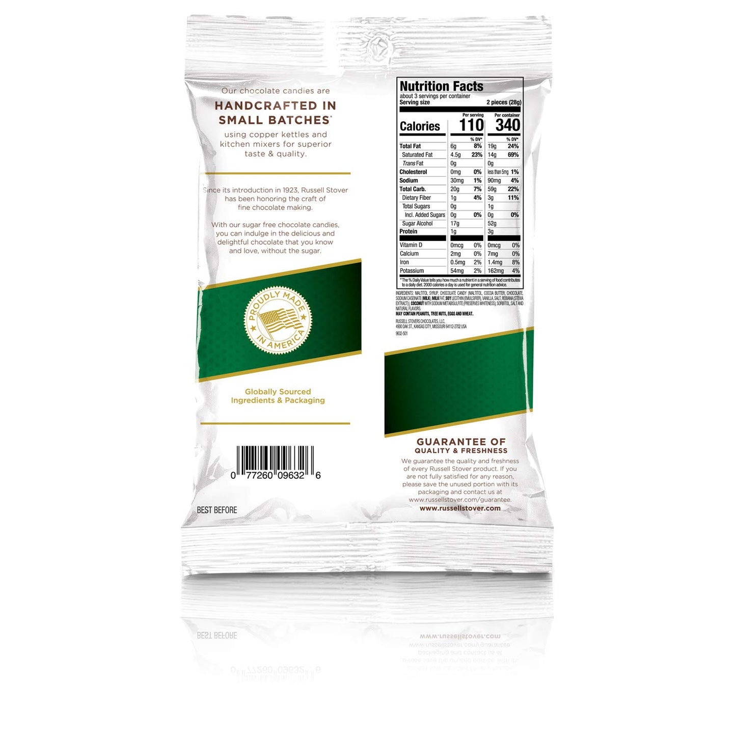 Russell Stover Candies Sugar Free Coconut, 3 Ounce Bag