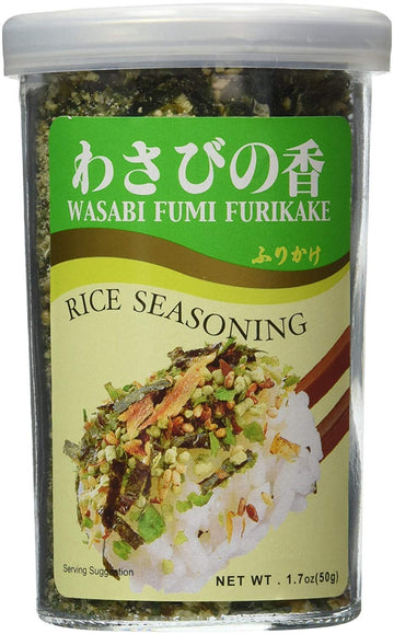 JFC - Wasabi Fumi Furikake (Rice Seasoning) 1.7 Oz. 4 Pack