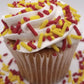 NCS Red and Yellow Edible Jimmies Sprinkles, 8 ounces