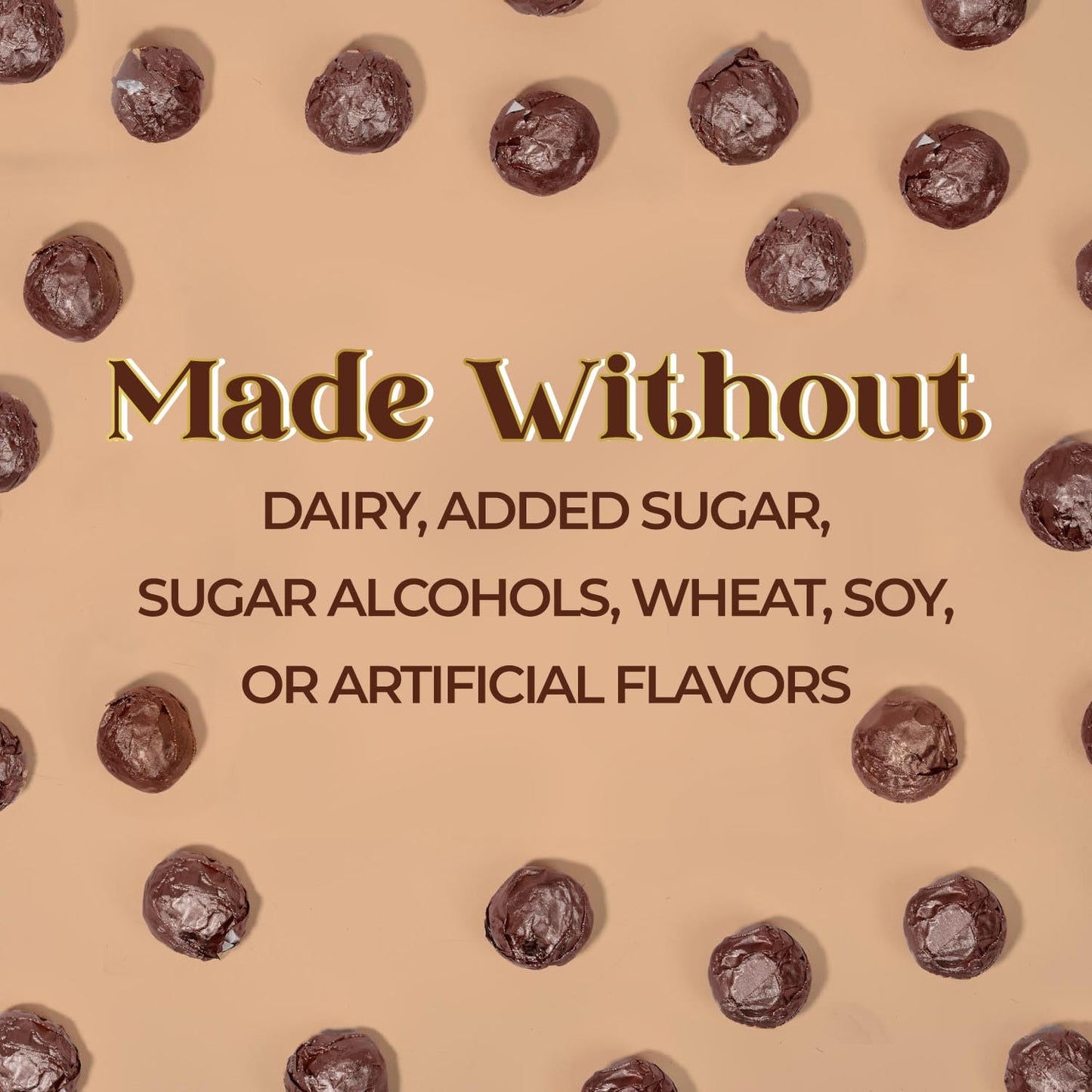 Choczero Vegan Truffle - Dark Chocolate Hazelnut Royal Truffles - Dairy Free, Keto Friendly Gift (1 Box, 8.5Oz)