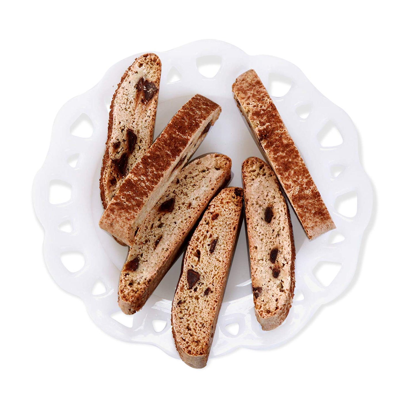 Dolci Di Maria Gluten Free Vanilla Chocolate Chip Biscotti | 6-7 Cookies In A 6.0 Ounce Pack