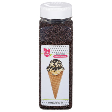 Cake Mate Chocolate Dessert Sprinkles - Edible Cake Decorating And Baking Sprinkles For Cookies, Cupcakes, And Ice Cream Toppings - 26Oz (Chocolate)