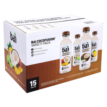 Bai Coco Volcanic Antioxidant Beverage Variety Pack (Pack Of 1) 18 Fl Oz, 270 Fluid Ounce
