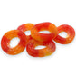 Premium Peach Rings -1.5 Lbs Delicious Peach Flavor Soft Sweet Gummy Rings In Resealable Bag, Perfect For Snacks, Parties And Gi