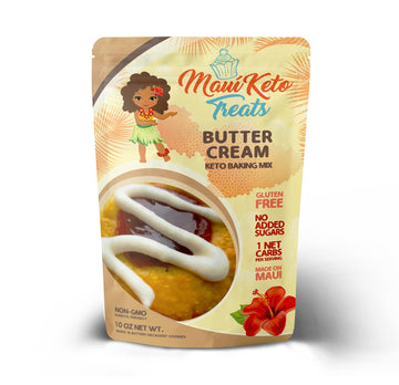 Maui Keto Treats Butter Cream Cookie Mix - Gluten Free Low Carb Made with Organic Almond Flour- 12 Ounce (Butter Cream Cookie Mi