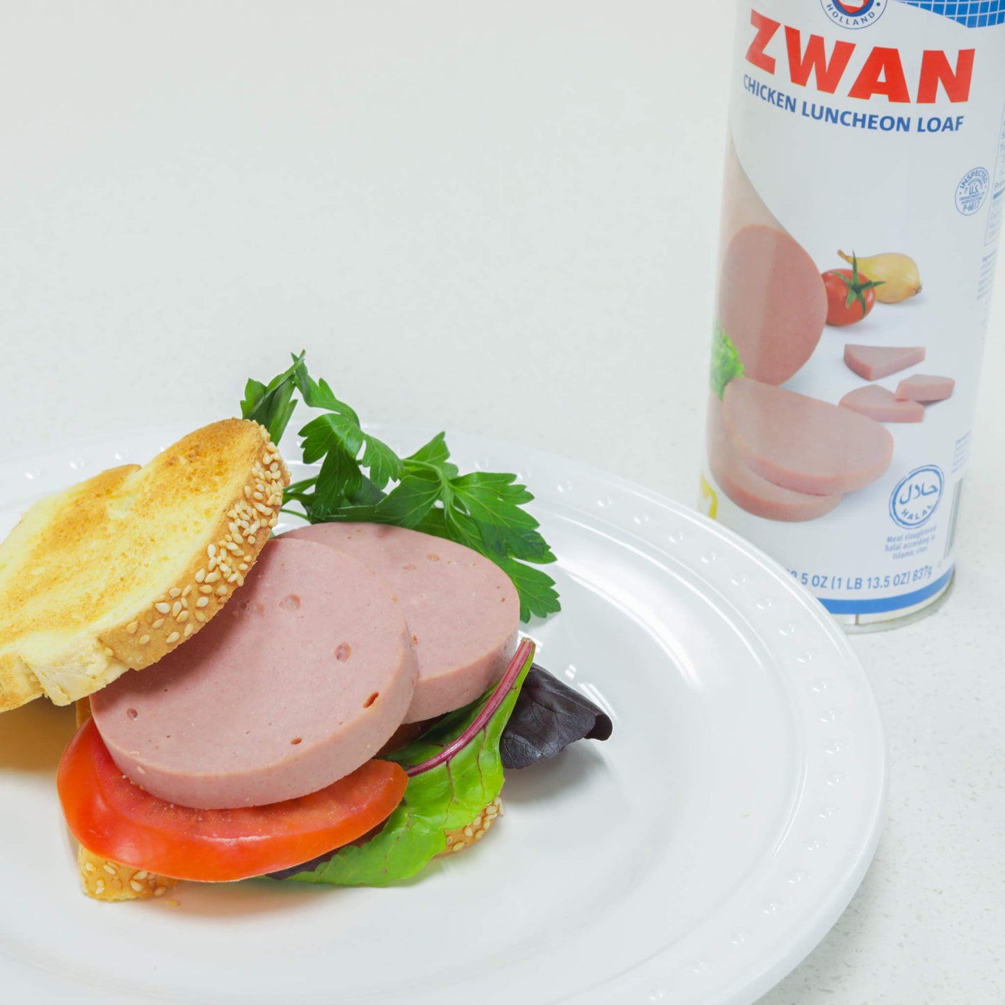 Zwan Halal Chicken Luncheon Meat, 29.5 Ounce, Pack of 1