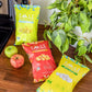 Taali 4-Flavor Variety Water Lily Pops (4-Pack) - Roasted Fox Nuts Makhana Snack | Crunchy Indian Healthy Snacks | Protein-rich,