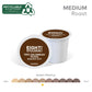 Eight O'Clock Coffee Colombian Peaks, Keurig Single Serve K-Cup Pods, Medium Roast, 12 Count, Pack Of 6