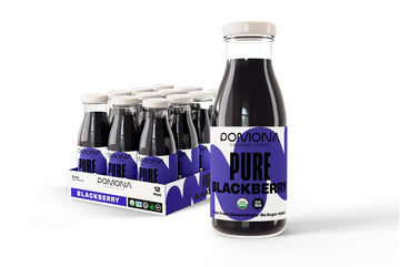 Pomona Organic Blackberry Juice (Pack Of 12), Cold Pressed Usda Organic Juices, 100% Blackberries, No Added Sugar, Not From Conc