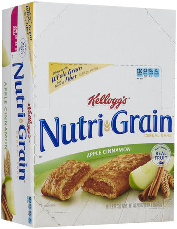 Kellogg'S Nutri-Grain Nutri-Grain Cereal Bars - Apple Cinnamon - 1.3 Oz - 16 Ct