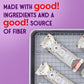 Good! Snacks Vegan Cookie Dough Protein Bar | Gluten-Free, Plant Based, Low Sugar, Kosher, Soy Free, Non Gmo | 15G Protein (12 B